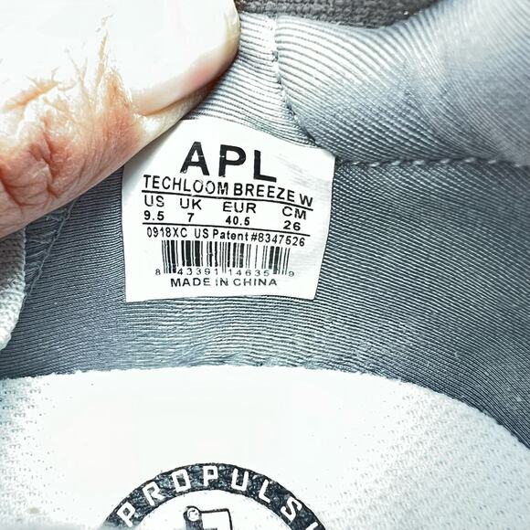 APL Athletic Propulsion Labs Shoes Womens 9.5 Techloom Breeze Silver - Picture 8 of 8